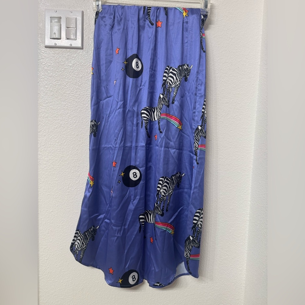 Dressed in LaLa Zebra Print Skirt Small RARE